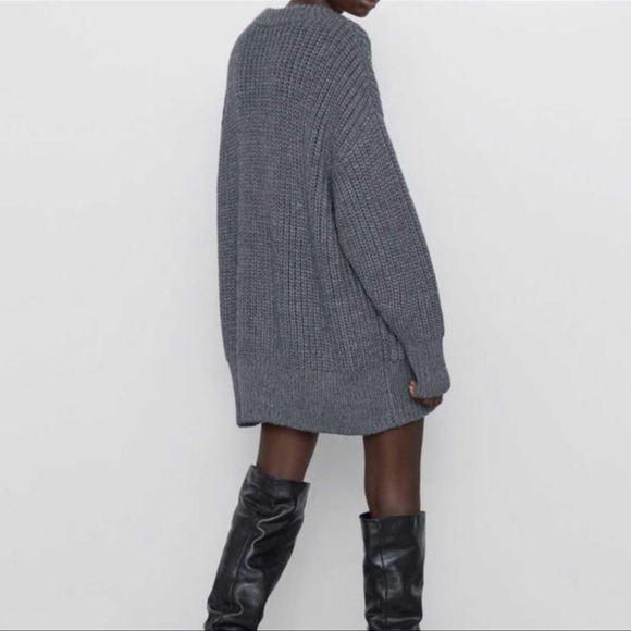 ZARA purl knit oversize fit sweater (M) - Picture 3 of 6
